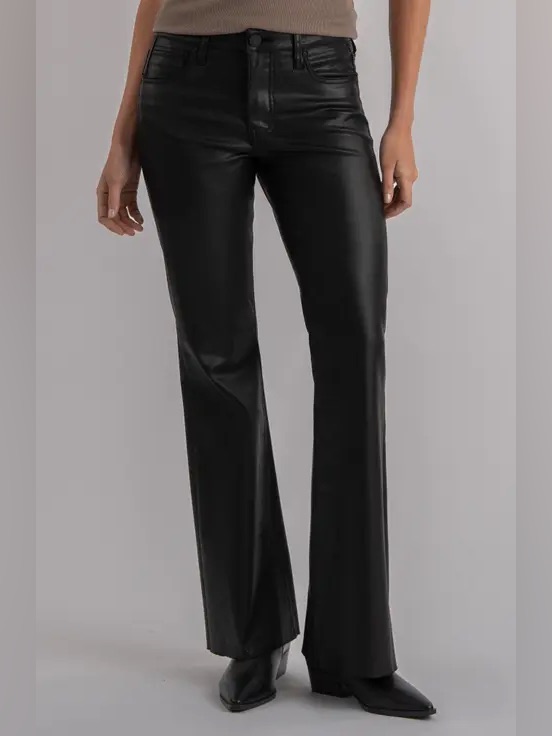Kut From The Kloth Black Faux Leather Pants